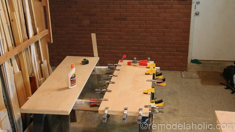 Handmade Waterfall Plywood Console Table @Bekob 11