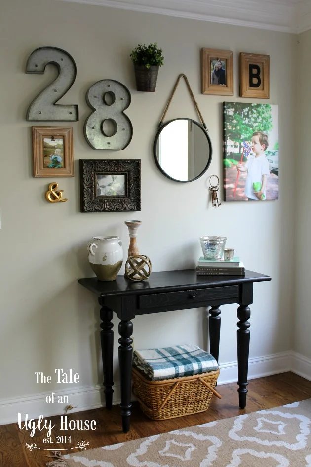 straightforward gallery wall by Tale of an Ugly House featured on @Bekob