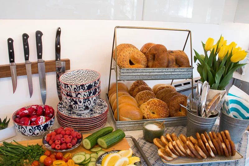Bagel Buffet Bar Mother's Day 19