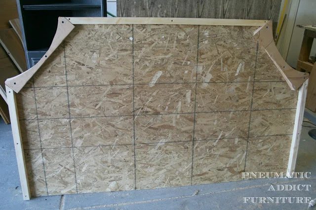build a tufted headboard frame