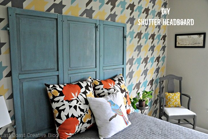 make a shutter headboard, East Coast Creative