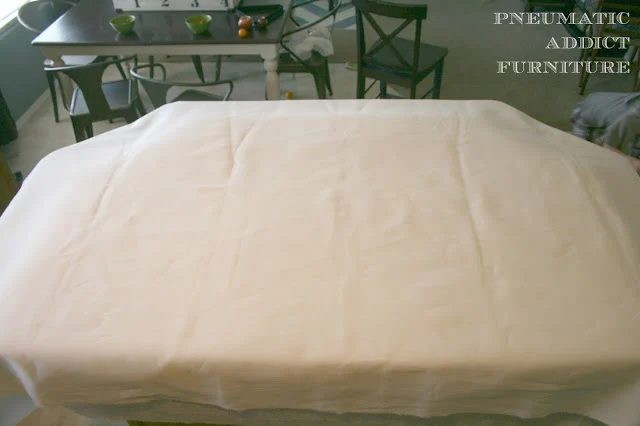 build a fabric tufted headboard