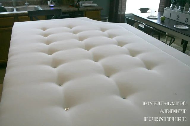 handmade tufted headboard