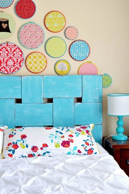 handmade woven headboard, Little Bit Funky