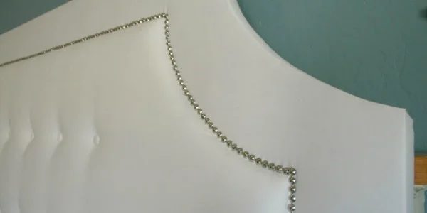 Build a Tufted Headboard with Nailhead Trim