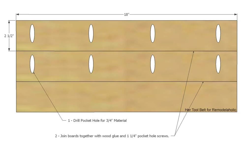 Build a farmhouse style coat rack with a secret compartment to hide small items.