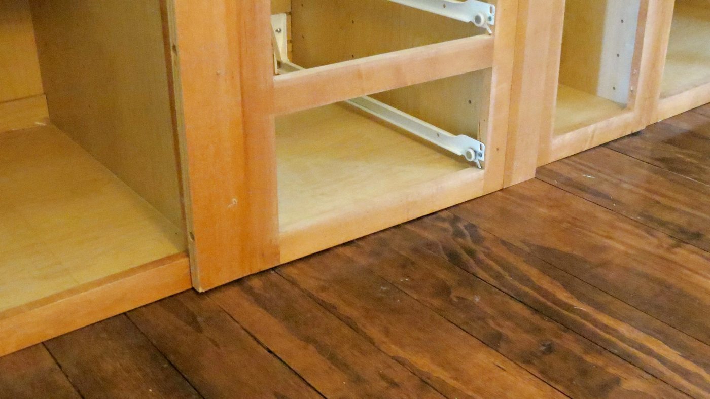 replace cabinet kickplate, Home Is Where My Heart Is featured on Bekob