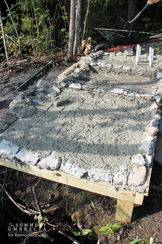 how to build a Handmade waterfall on a modest-cost using concrete and insulation foam