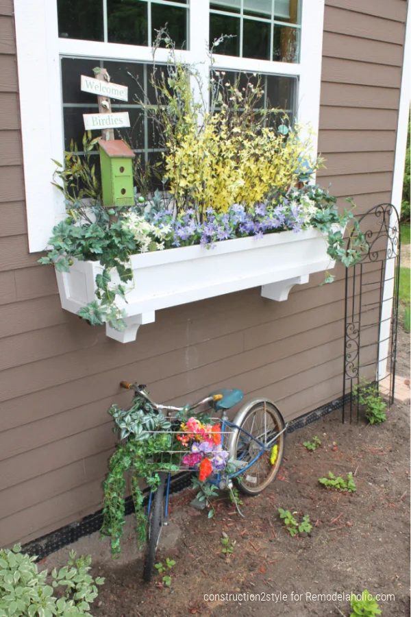 Add Curb Appeal With Diy Window Box Planters And Faux Flowers, Construction2style For Bekob
