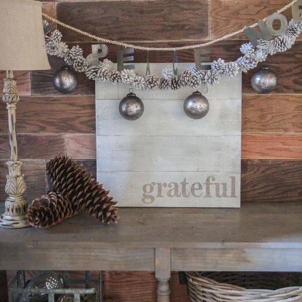 Handmade wood sign