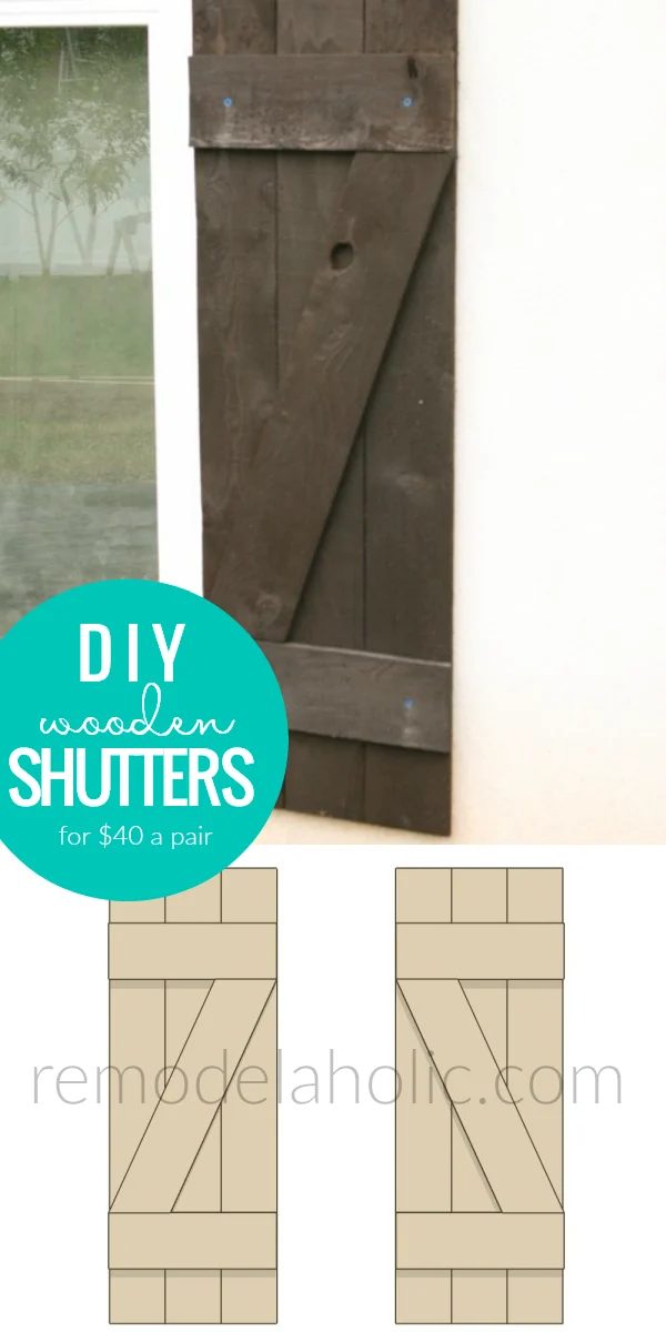 Affordable Handmade Wooden Window Shutters walkthrough To Build And Install Shutters For Added Curb Appeal Bekob