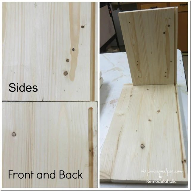How to Build a Cute Wood Storage Box by Virginia Sweet Pea featured on @Bekob