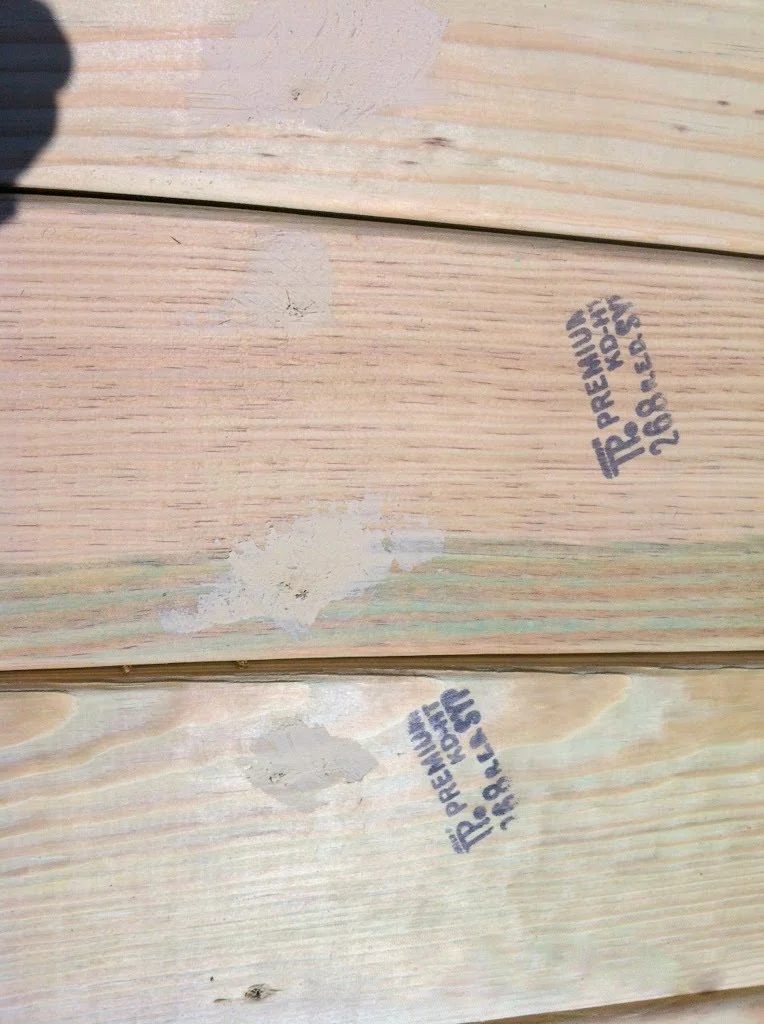 fill in screw holes in pallet deck, The Second Wind of Texas featured on Bekob