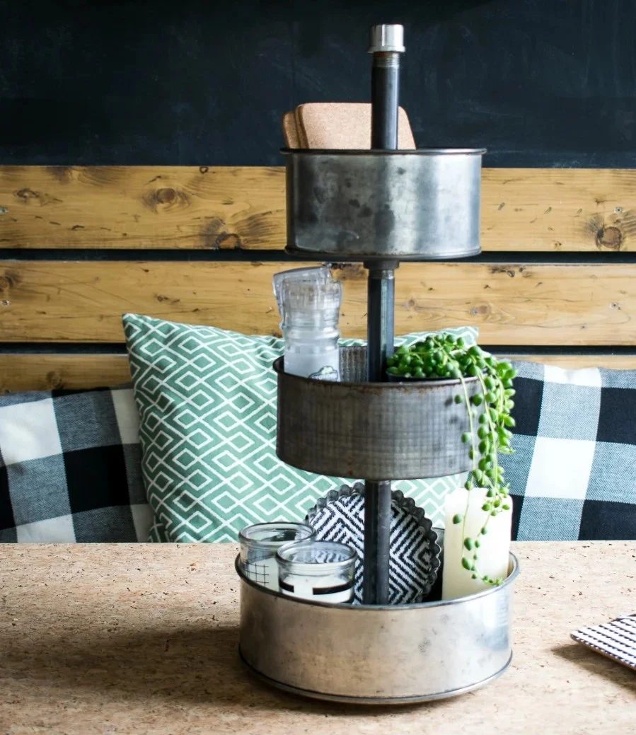 Industrial Tiered Stand From Baking Tins Grillo Designs 1 17b