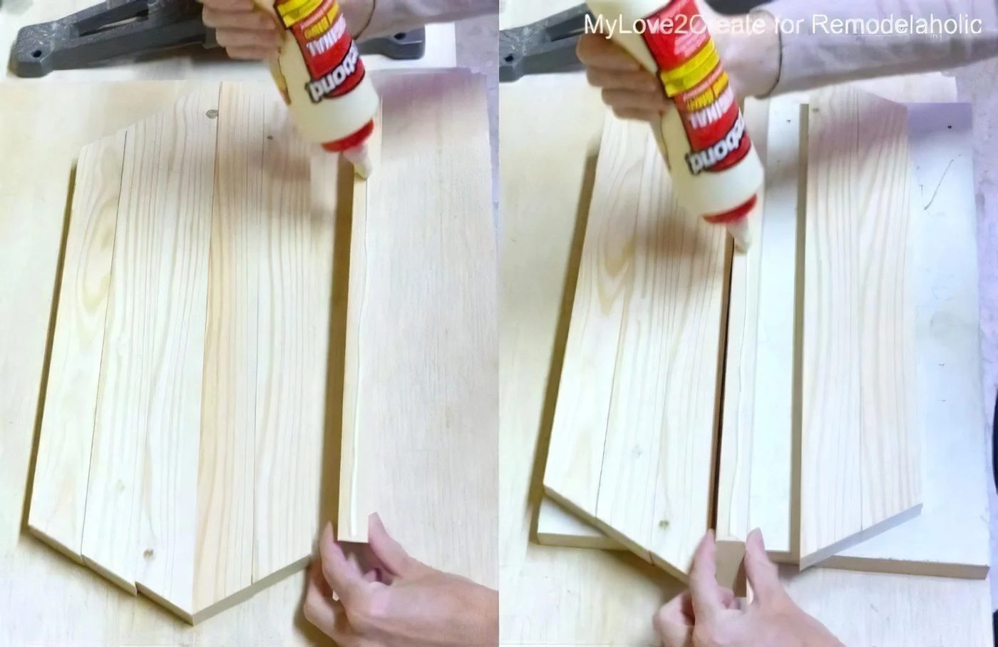 Gluing Bottom Tray Pieces Together MyLove2Create 600x781 1 110407
