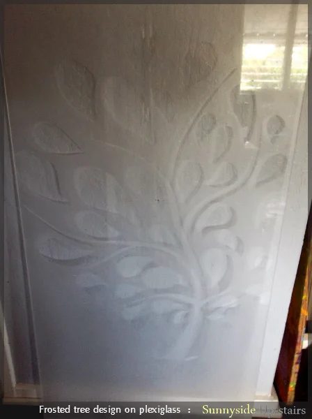 Build an Entry Door with Frosted Glass Pane by Sunnyside Up-stairs featured on @Bekob