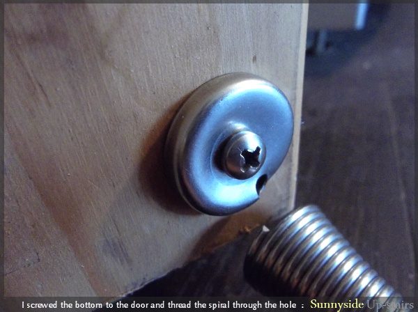 Adding Hardware to a Hand Built Entry Door by Sunnyside Up-stairs featured on @Bekob