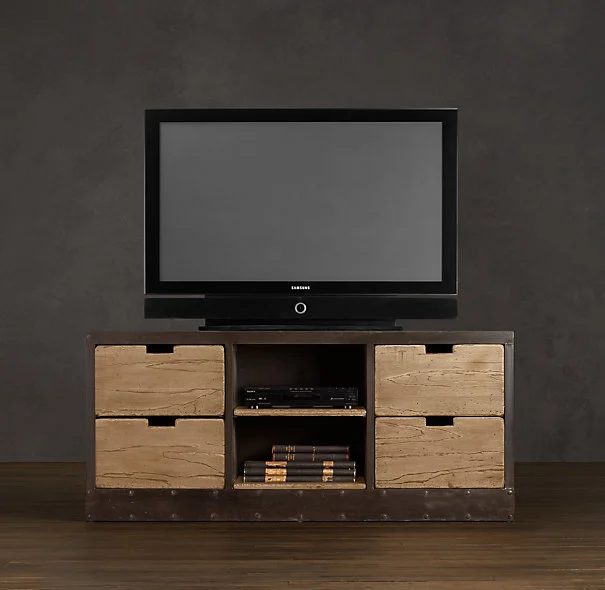 Restoration Hardware Dutch Shipyard open shelving