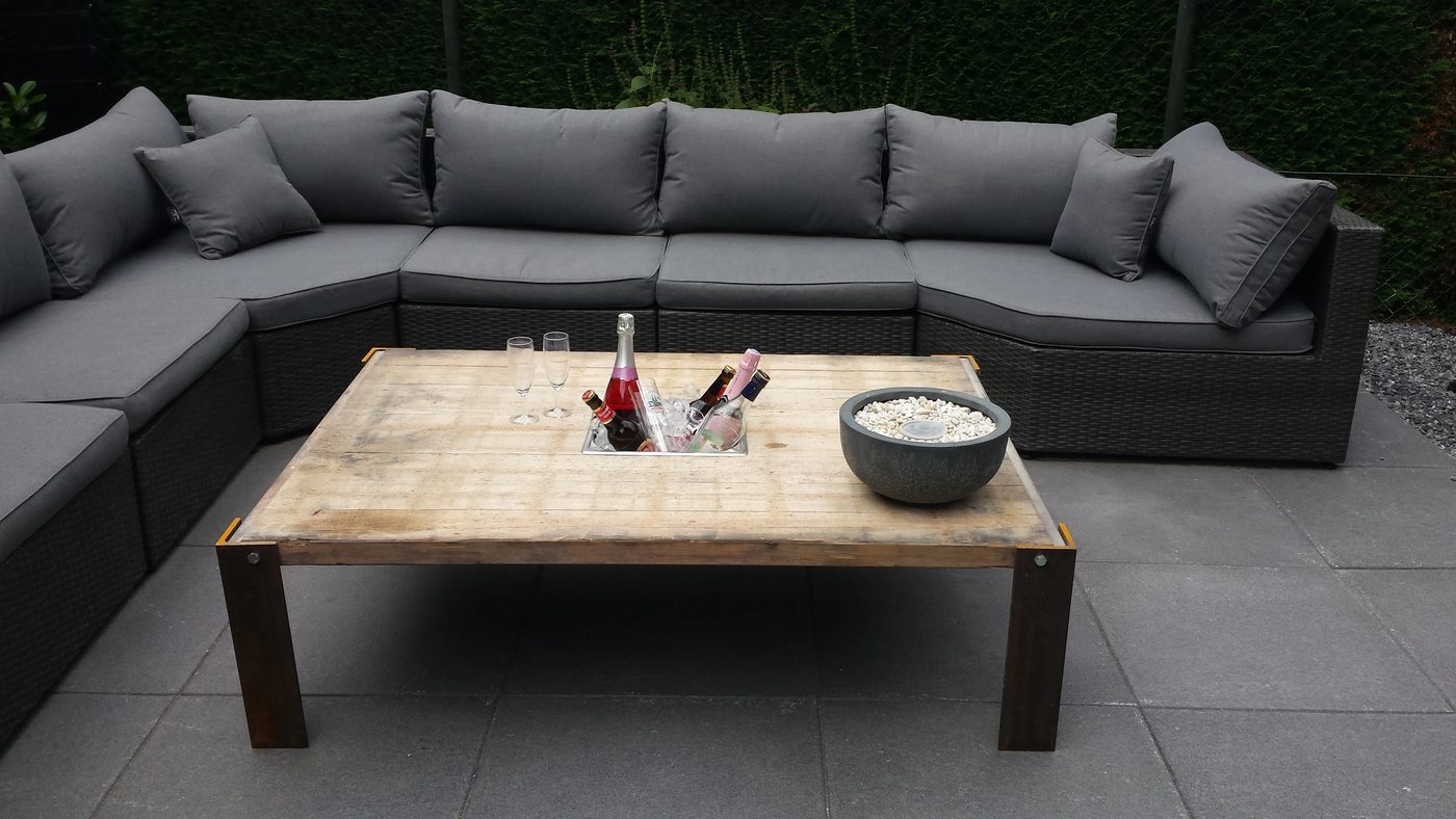 Patio Table With Built In Ice Boxes By Marielle, @Bekob