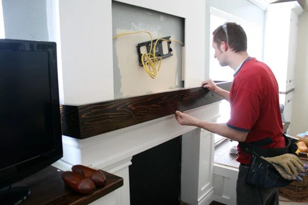 Building the Fake Fireplace 2