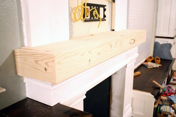 Building the Fake Fireplace Mantel