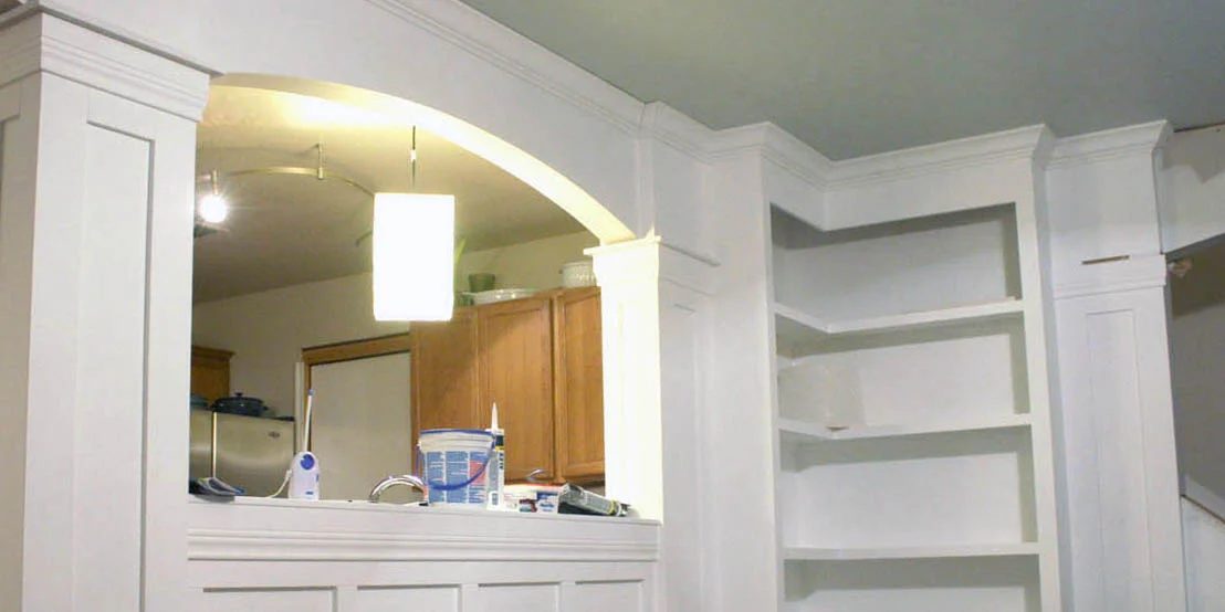 Built-in Bookcases; Living Room Update 5