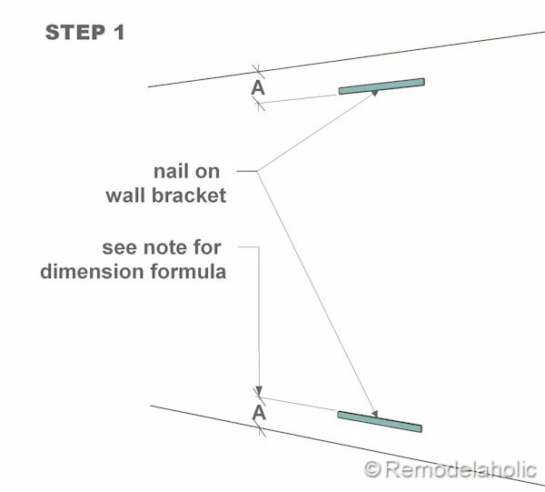 step 1 bult-in bookshelves