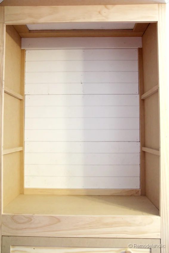 how to build a built-in closet, built-ins from existing furniture upcycl Bekob.com