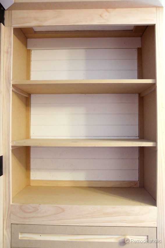 how to build a built-in closet, built-ins from existing furniture upcycl Bekob.com