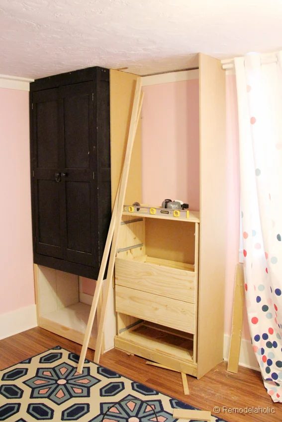 how-to-build-a-built-in-closet-built-ins-from-existing-furniture-upcycl-Bekob.com