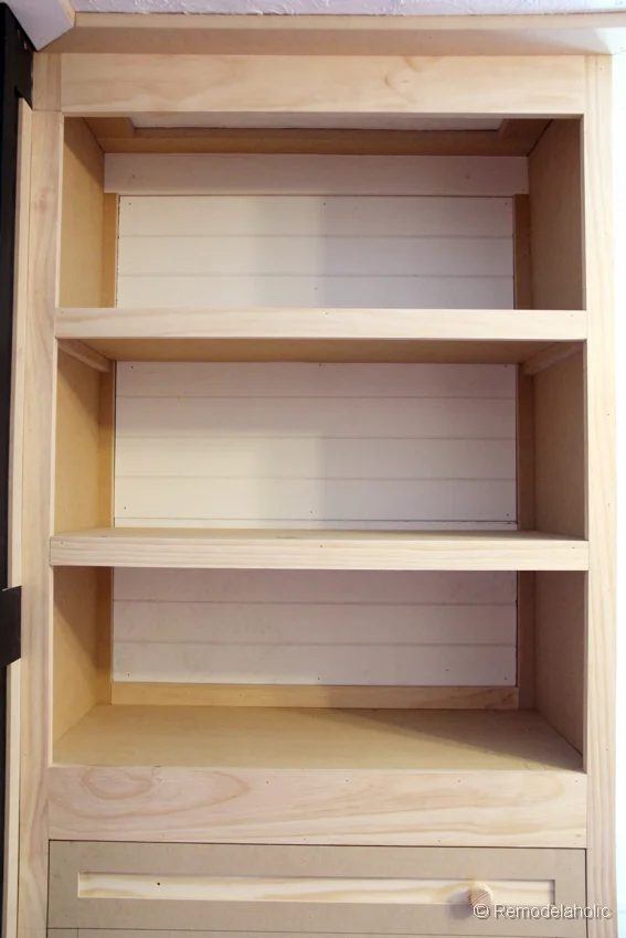 how to build a built-in closet, built-ins from existing furniture upcycl Bekob.com