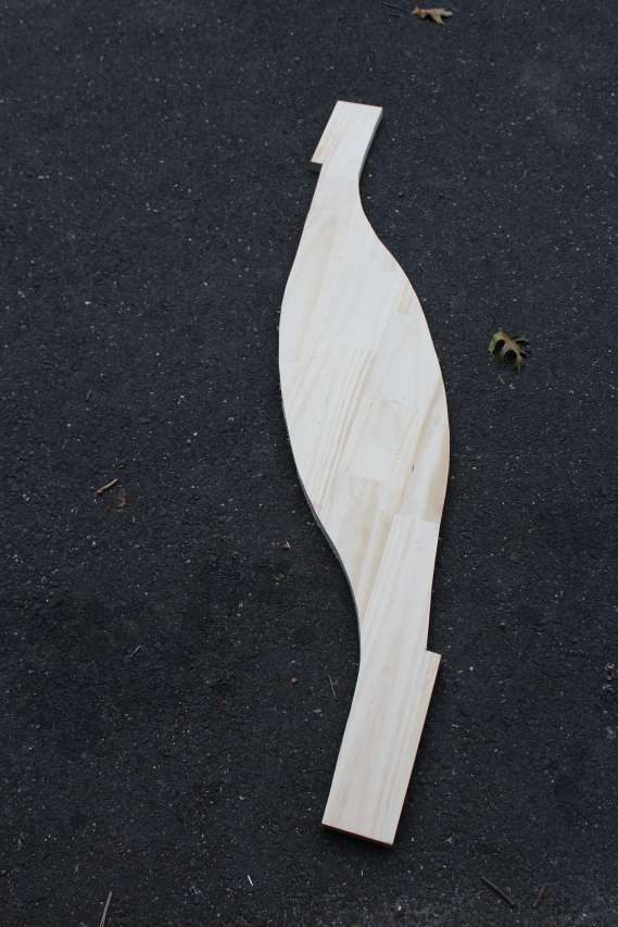 handmade built-in entryway table walkthrough curvy leg side piece, Lehman Lane on @Bekob