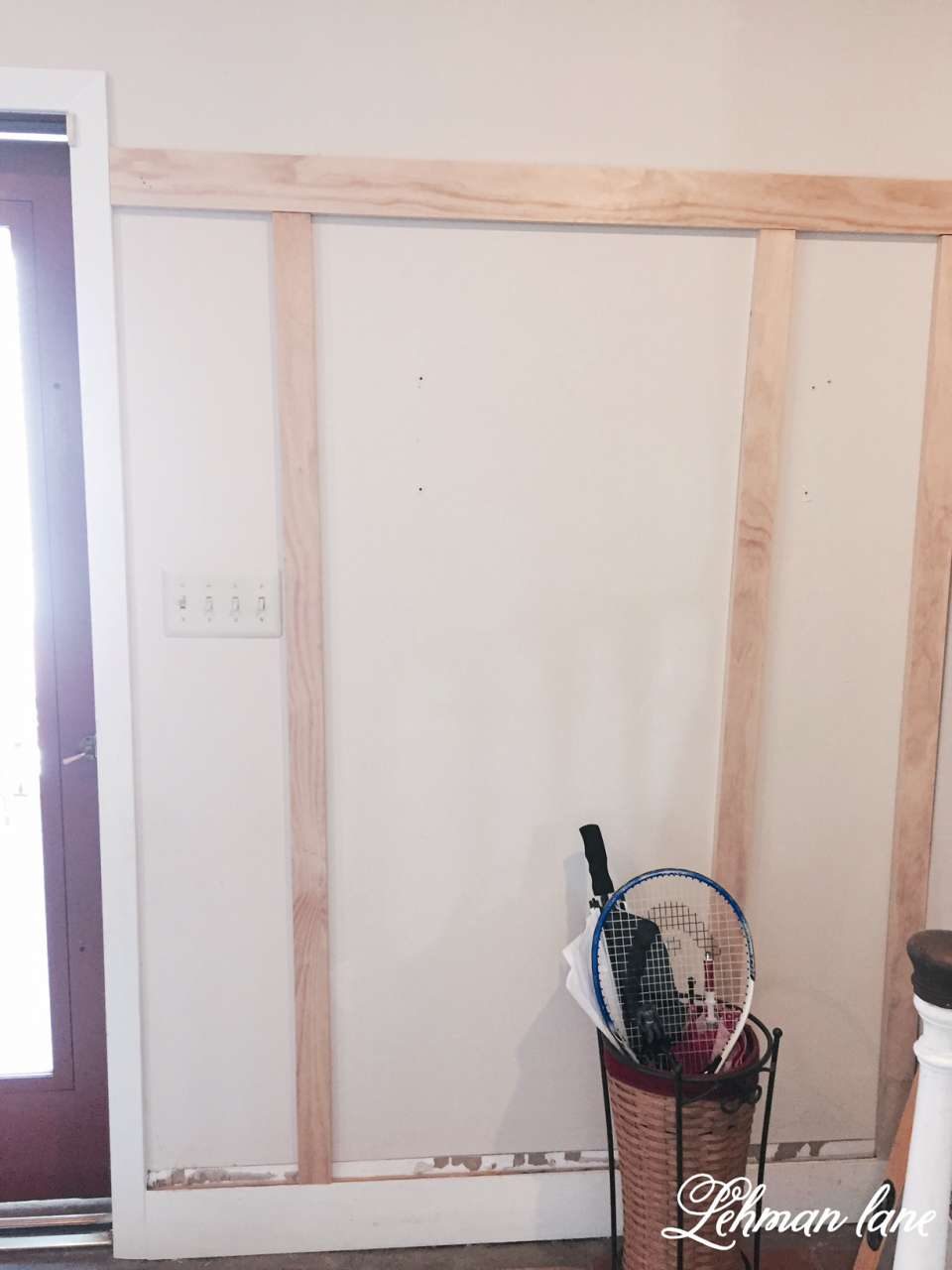 handmade built-in entryway table walkthrough, Lehman Lane on @Bekob