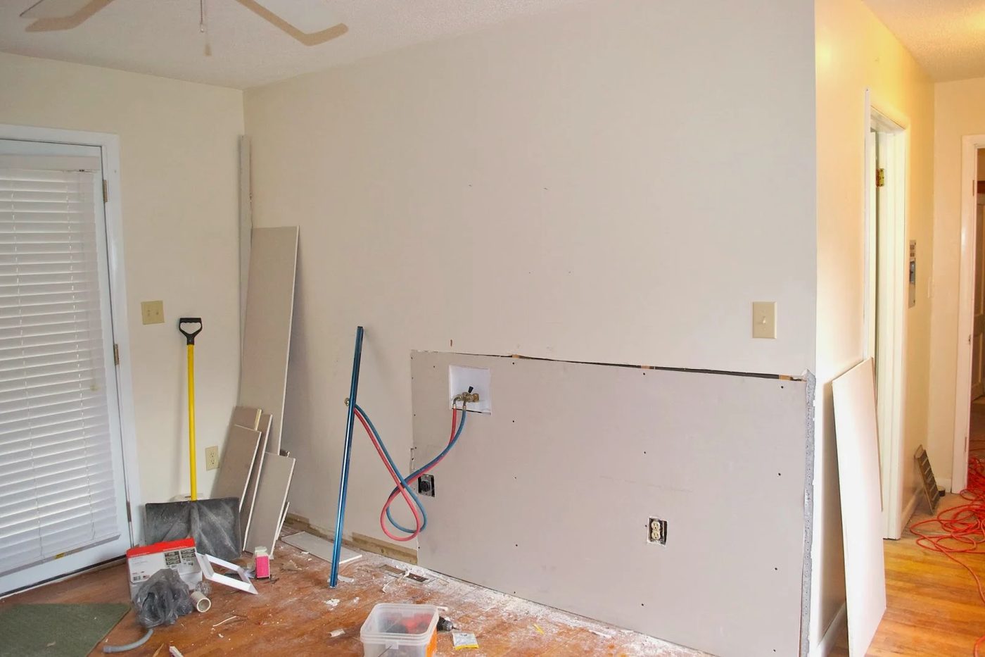 installing washer and dryer hookups, Seesaws and Sawhorses on Bekob