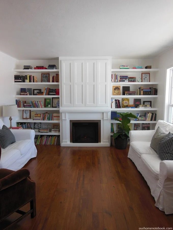 Fireplace Built In by Our Home Notebook featured on Bekob