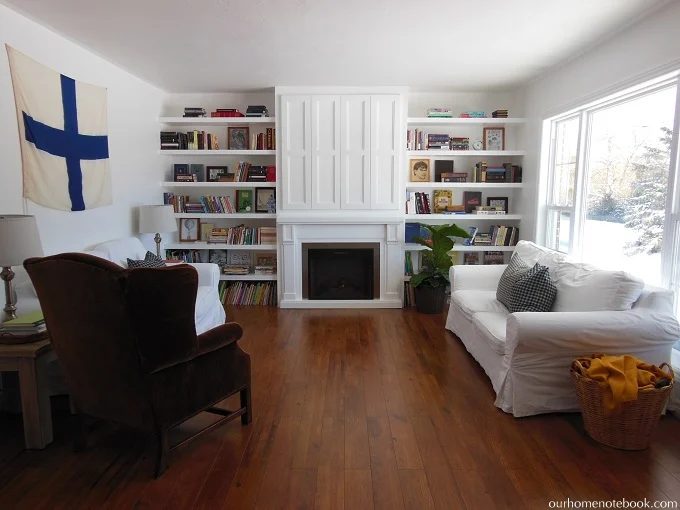 Custom Built In for TV and Fireplace by Our Home Notebook featured on Bekob
