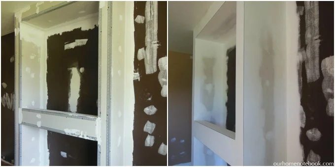 Create a Built In Fireplace by Our Home Notebook featured on Bekob