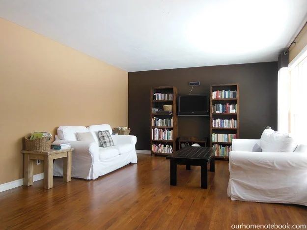 How to Create a Built In Fireplace by Our Home Notebook featured on Bekob