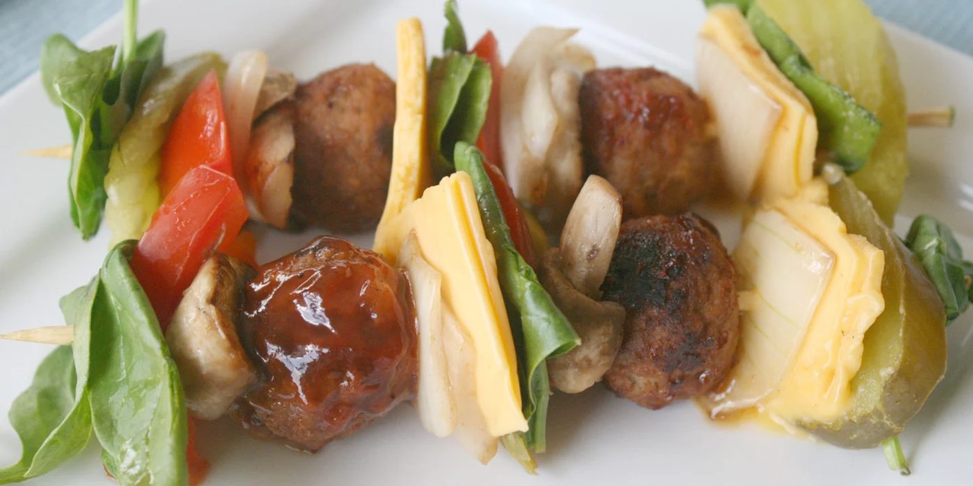 Burger Bobs; Hamburger Kabobs