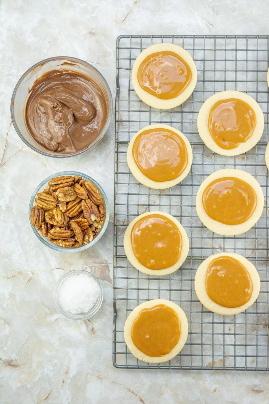 Turtle Sugar Cookies Recipe Chocolate, Caramel And Pecans (11)