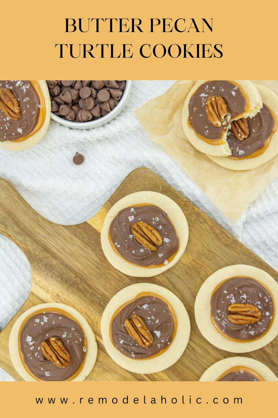 Butter Pecan Turtle Cookies