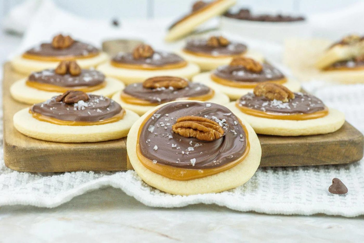 Butter Pecan Turtle Cookies
