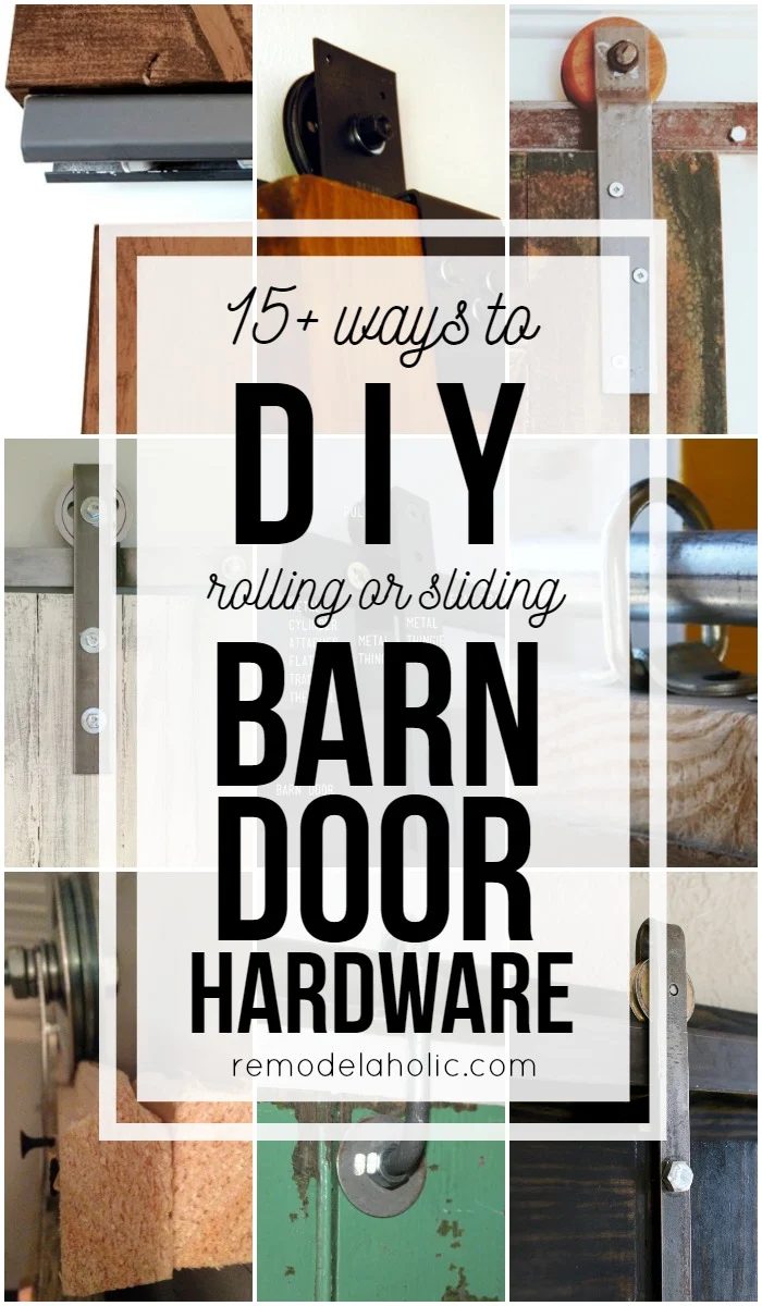 modest-cost-friendly and inexpensive methods for making your own rolling or sliding barn door hardware @Bekob