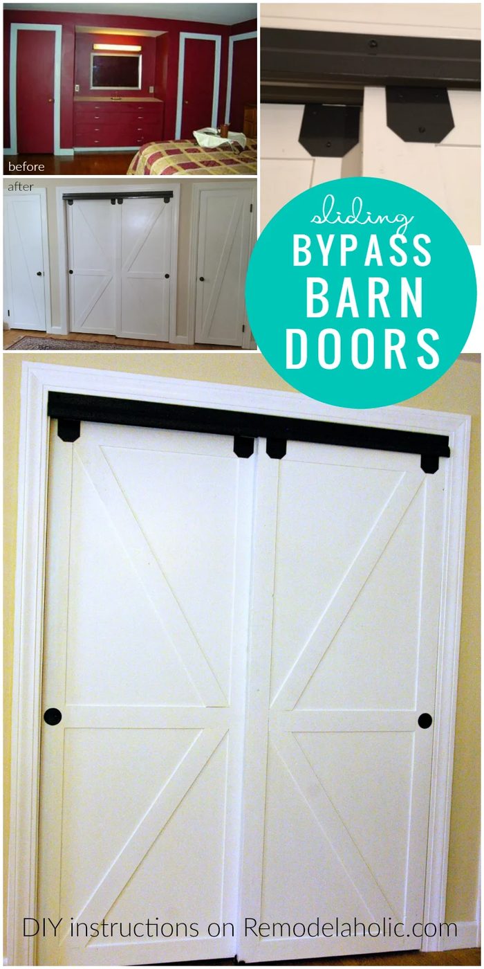 Diy Double Sliding Bypass Barn Doors @Bekob