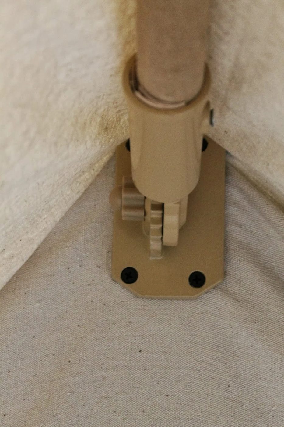 flag brackets for indoor camping tent bedroom, The Ragged Wren on Bekob