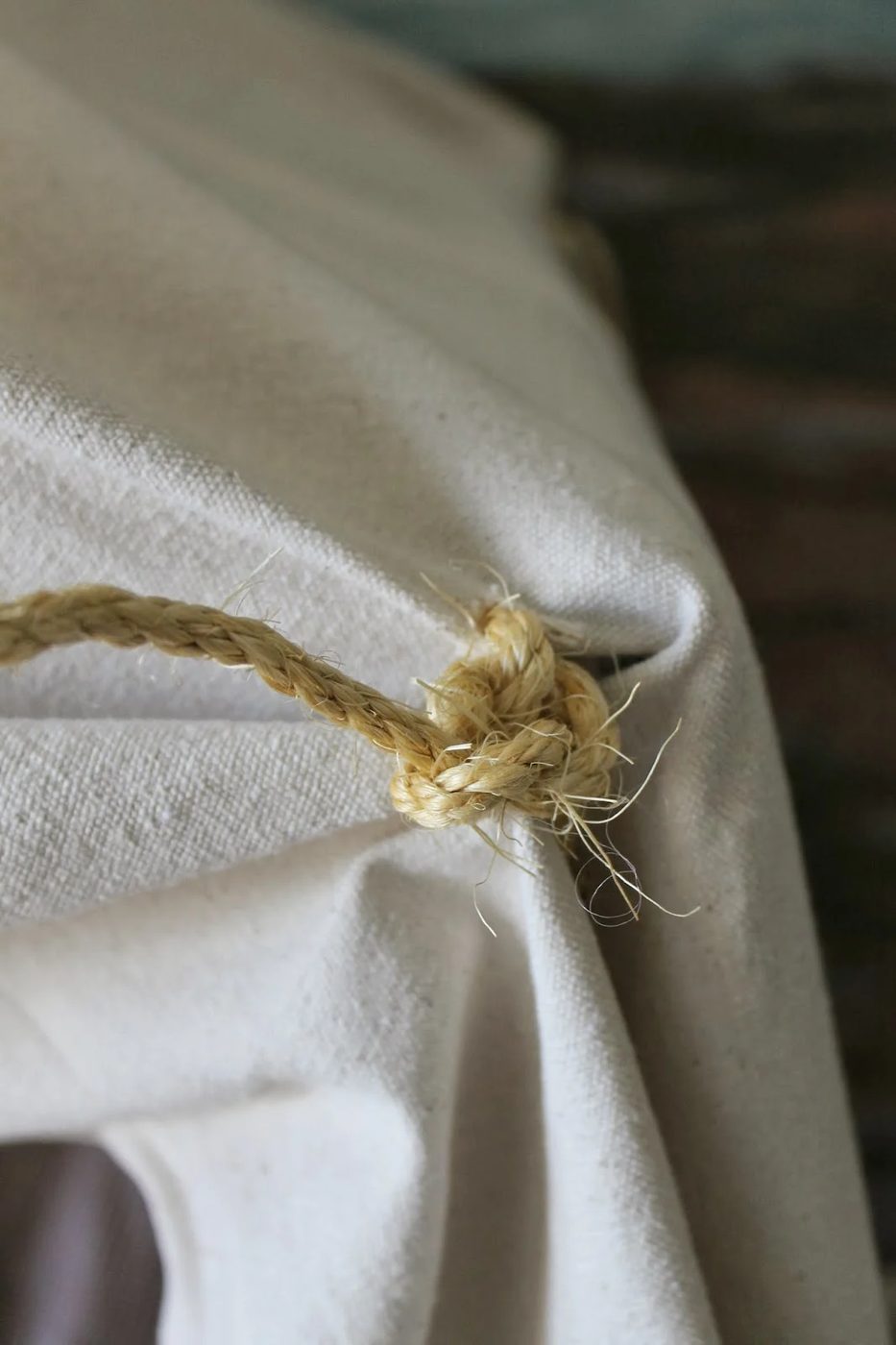 rope ties on kids indoor camping tent bed canopy, The Ragged Wren on Bekob