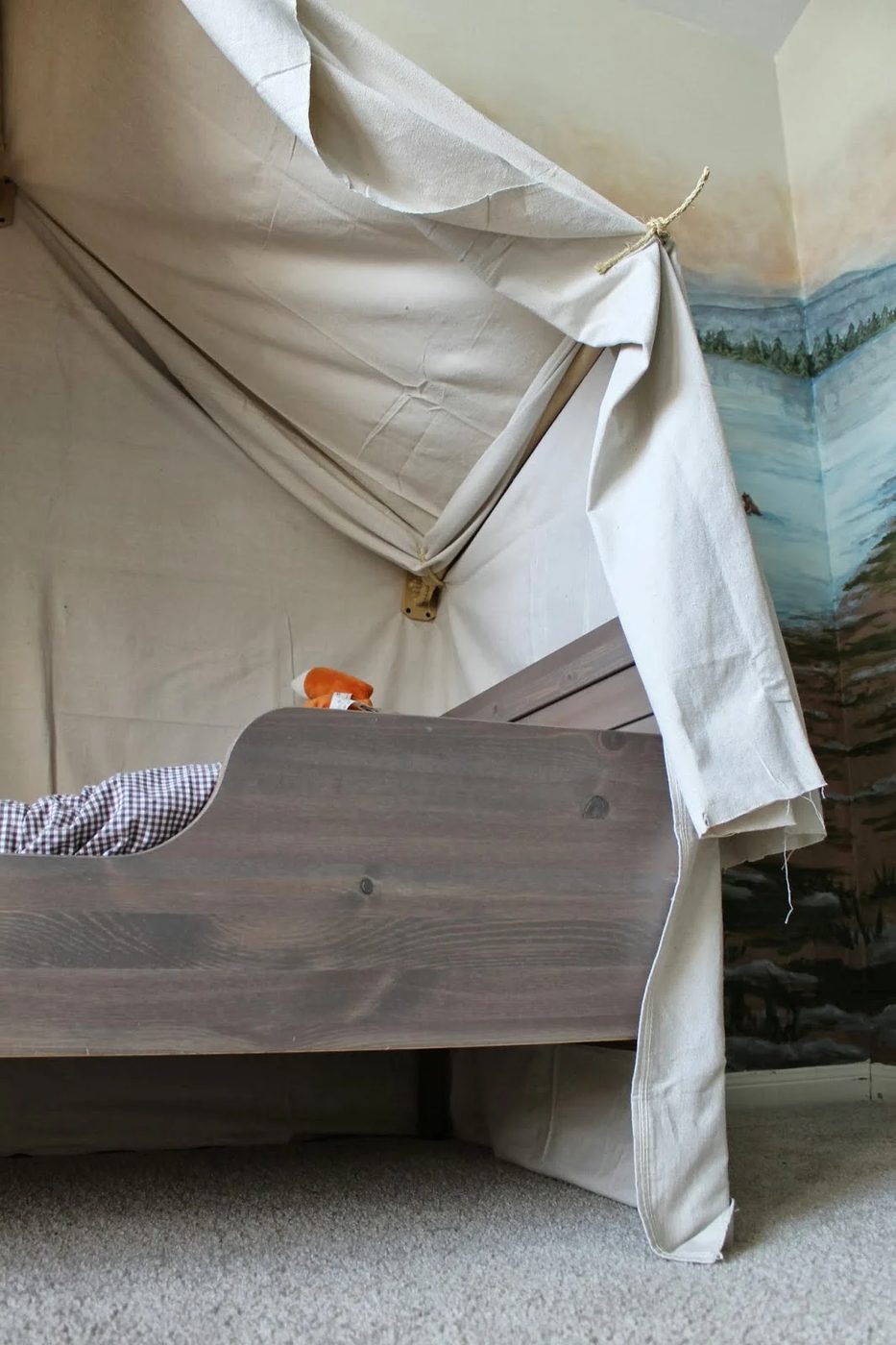 kids bed canopy - indoor camping tent, The Ragged Wren on Bekob