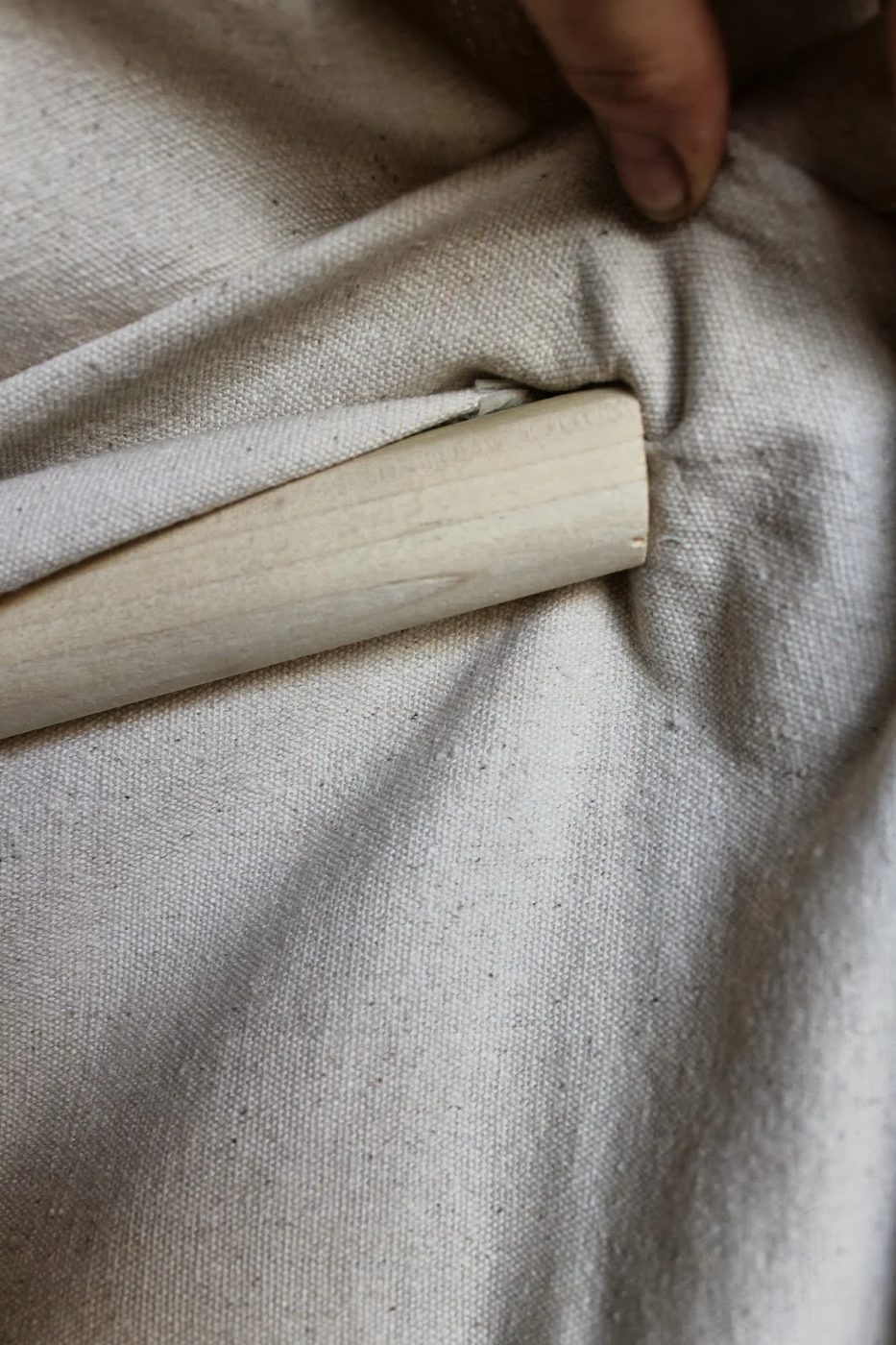 dowel and drop cloth camping tent bed for kids, The Ragged Wren on Bekob