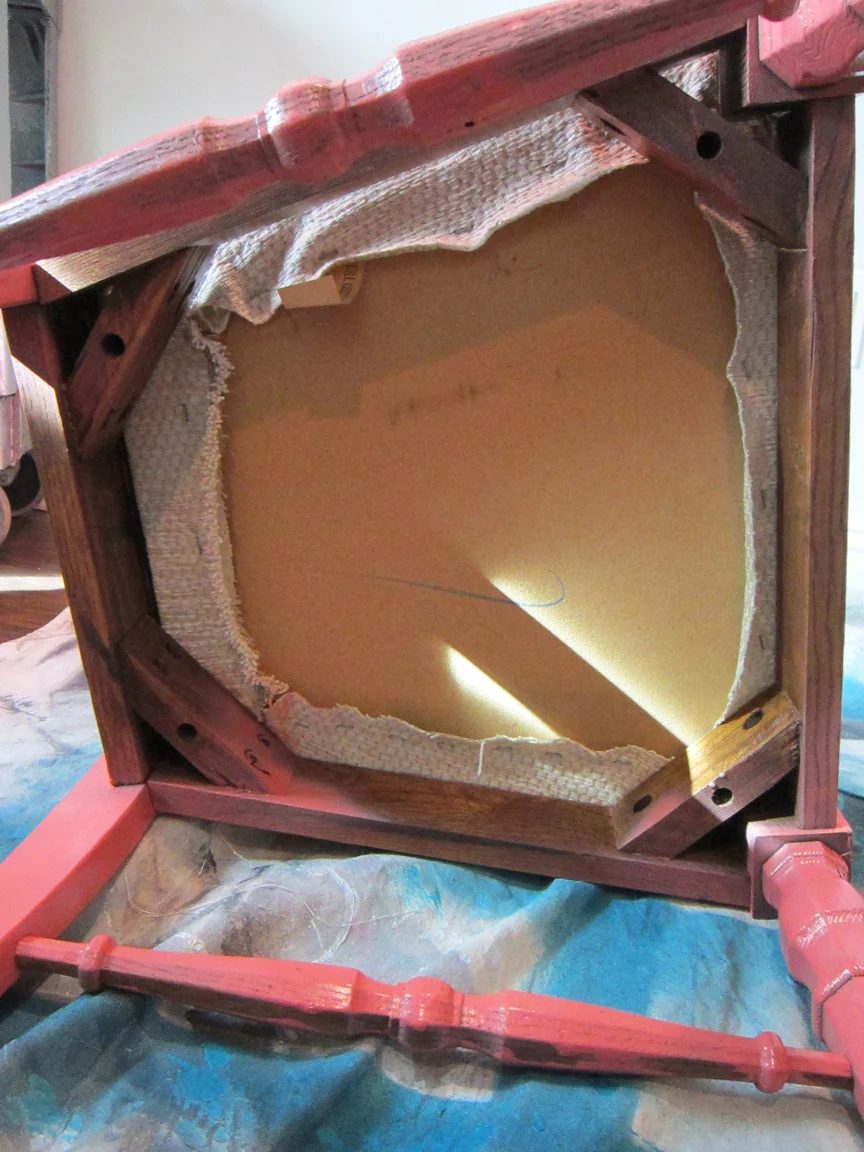 how to remove the seat from a cane back chair - The Honeycomb Home on @Bekob