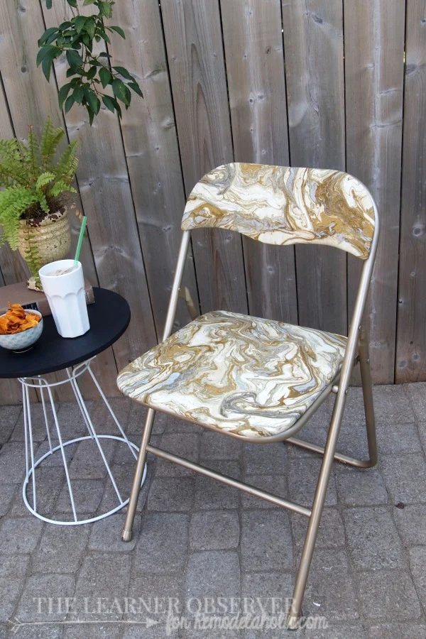 FOLDING CHAIR MAKEOVER for Bekob.com